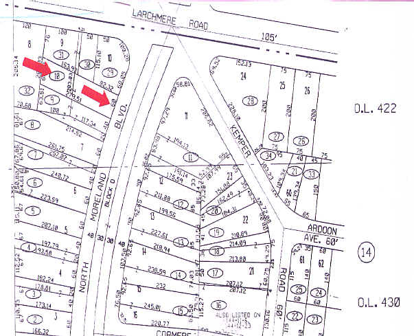 2622 N Moreland Blvd, Cleveland, OH à vendre - Plan cadastral – Image 2 sur 7