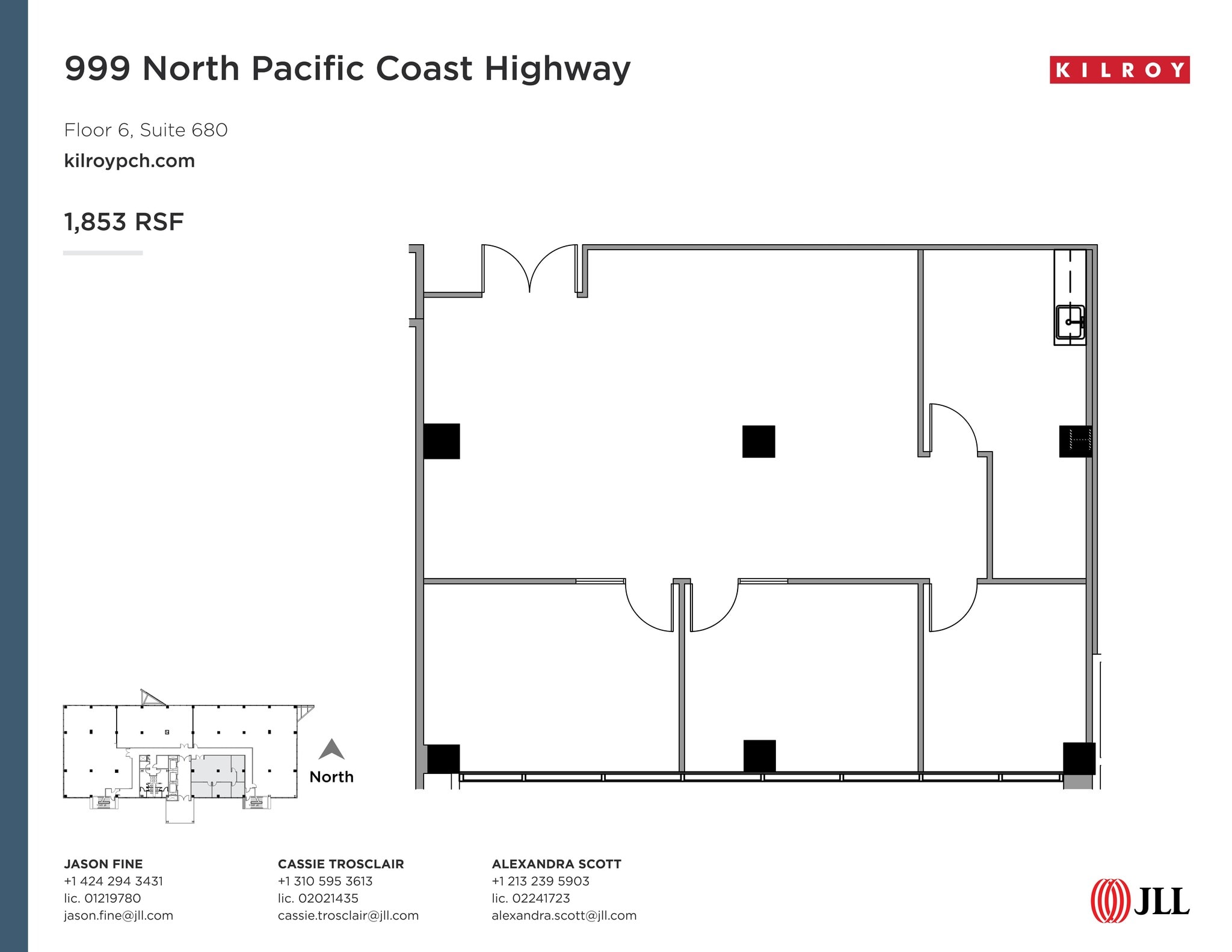 999 N Pacific Coast Hwy, El Segundo, CA à louer Plan de site– Image 1 sur 1