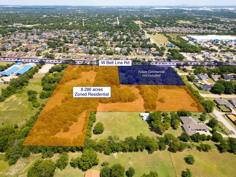 1116 W Belt Line Rd, DeSoto, TX à vendre - Aérien – Image 1 sur 2