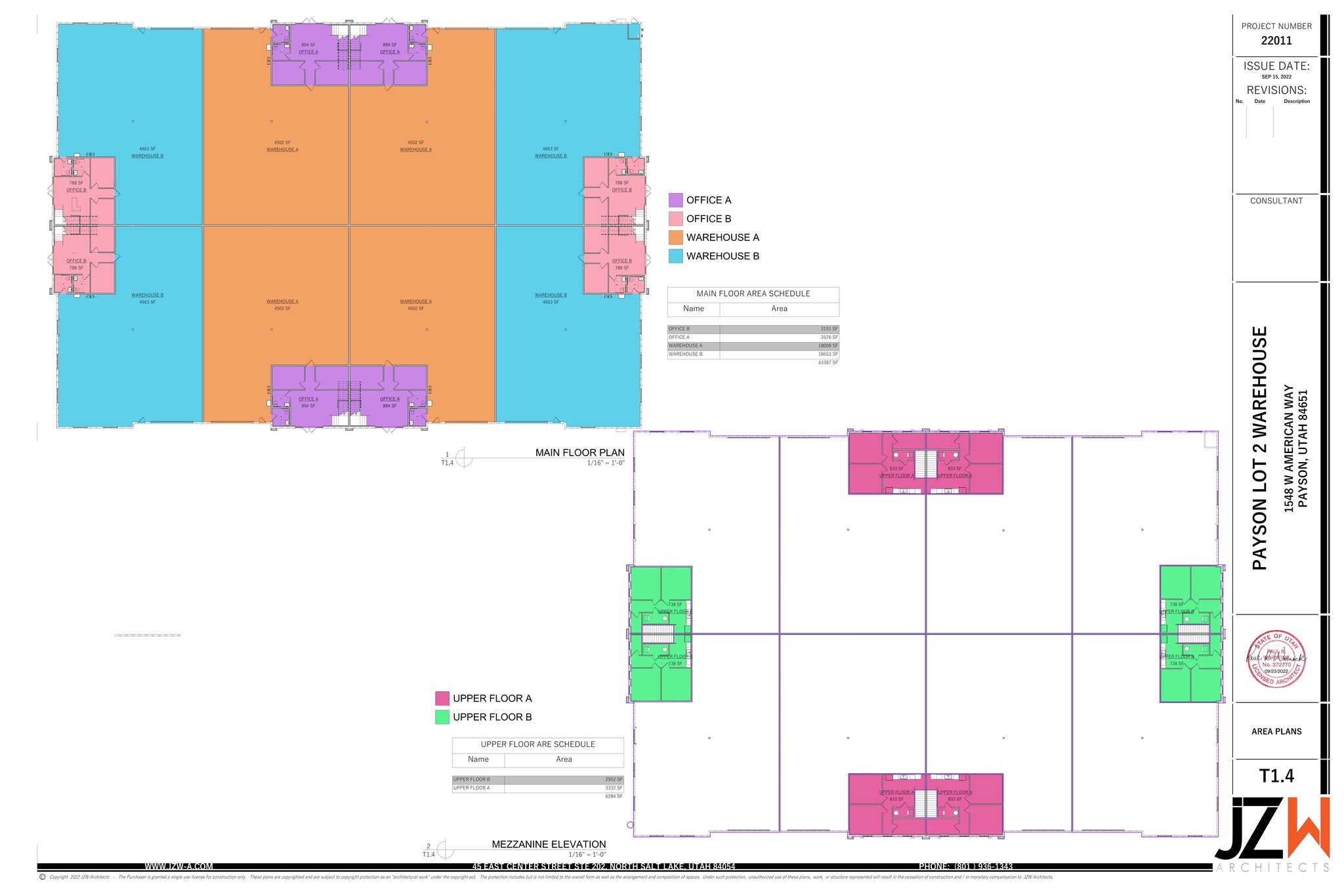 1548 American Way, Payson, UT à louer Plan de site– Image 1 sur 1