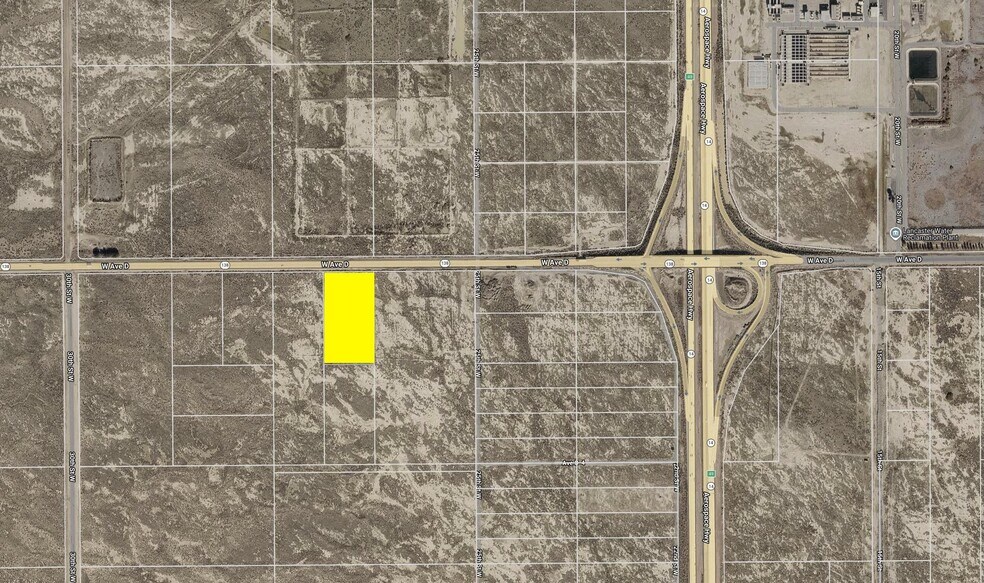 W Avenue D Ave, Lancaster, CA à vendre - Aérien – Image 2 sur 2