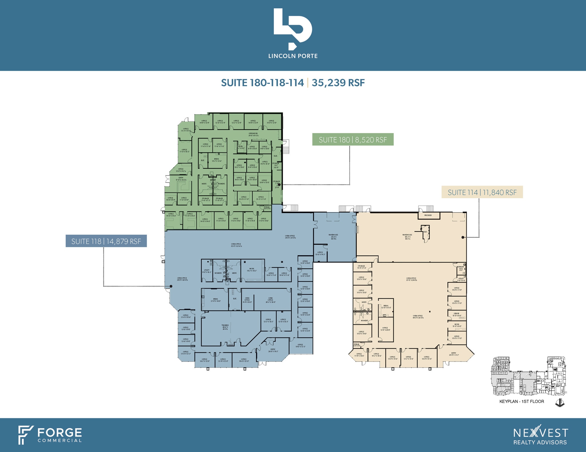 14500 Trinity Blvd, Fort Worth, TX à louer Plan d’étage– Image 1 sur 6