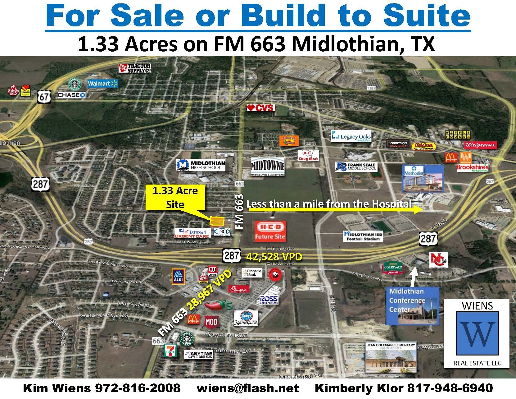 S 9th St., Midlothian, TX à vendre Aérien– Image 1 sur 3