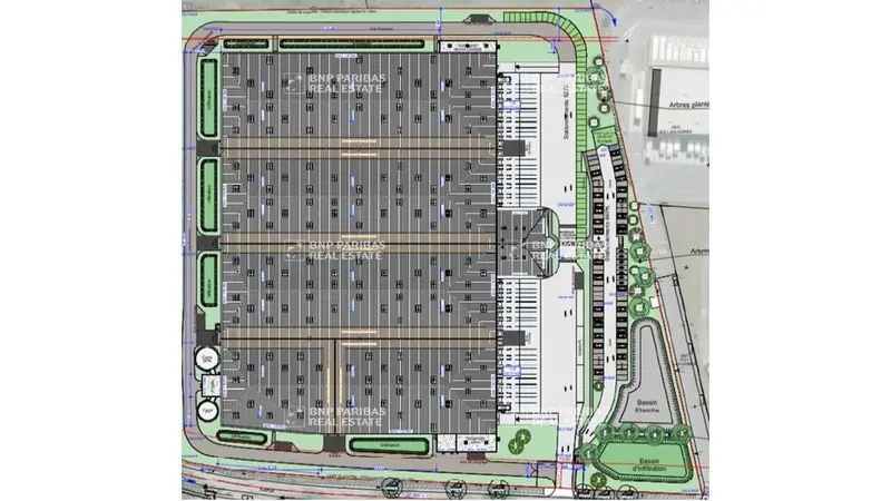 Industriel/Logistique dans Bruguières à louer - Plan de site – Image 2 sur 2