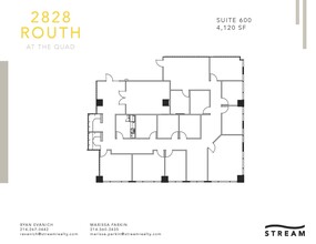2828 Routh St, Dallas, TX à louer Plan d’étage– Image 1 sur 1