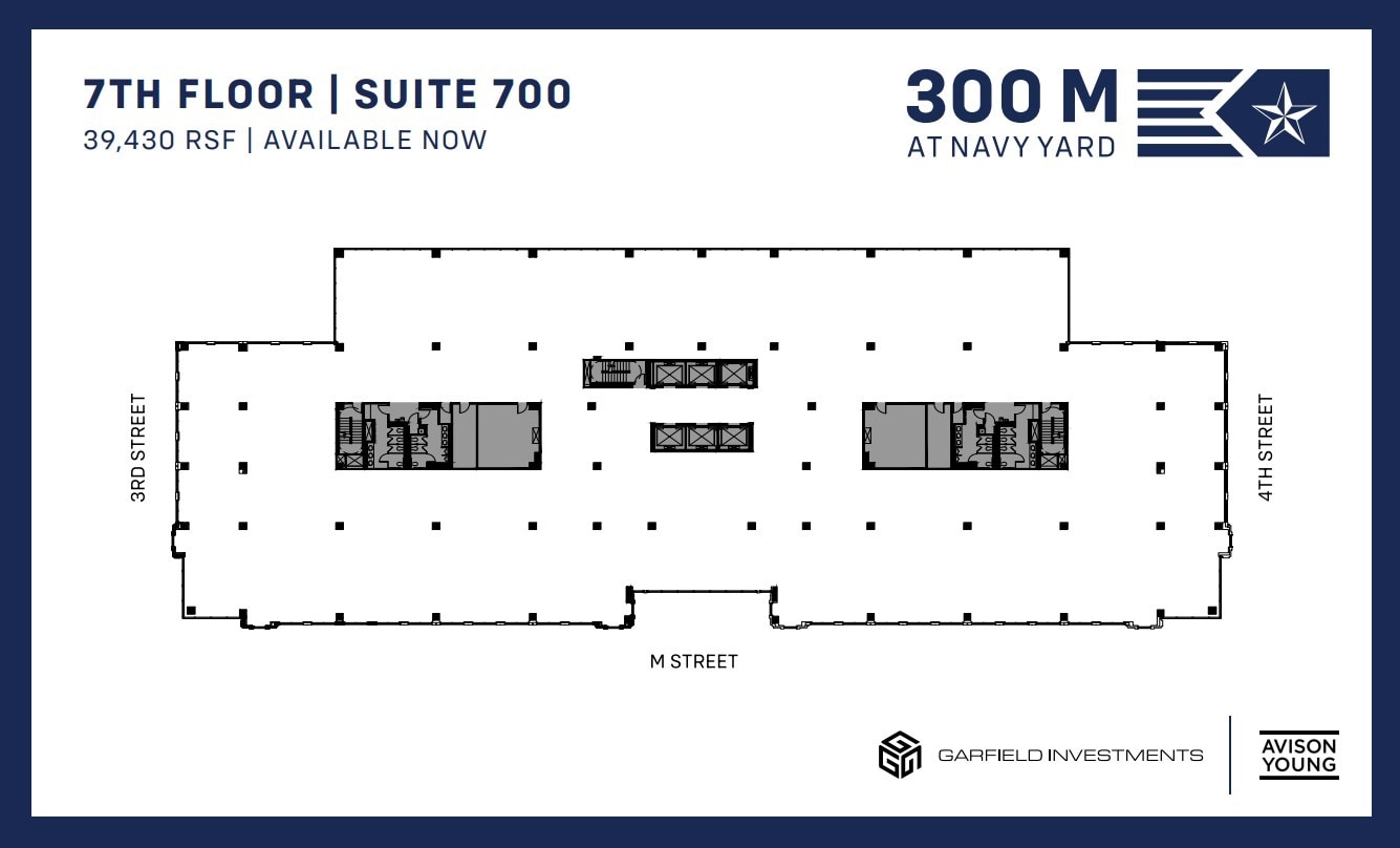 300 M St SE, Washington, DC à louer Plan d’étage– Image 1 sur 1