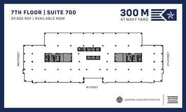 300 M St SE, Washington, DC à louer Plan d’étage– Image 1 sur 1
