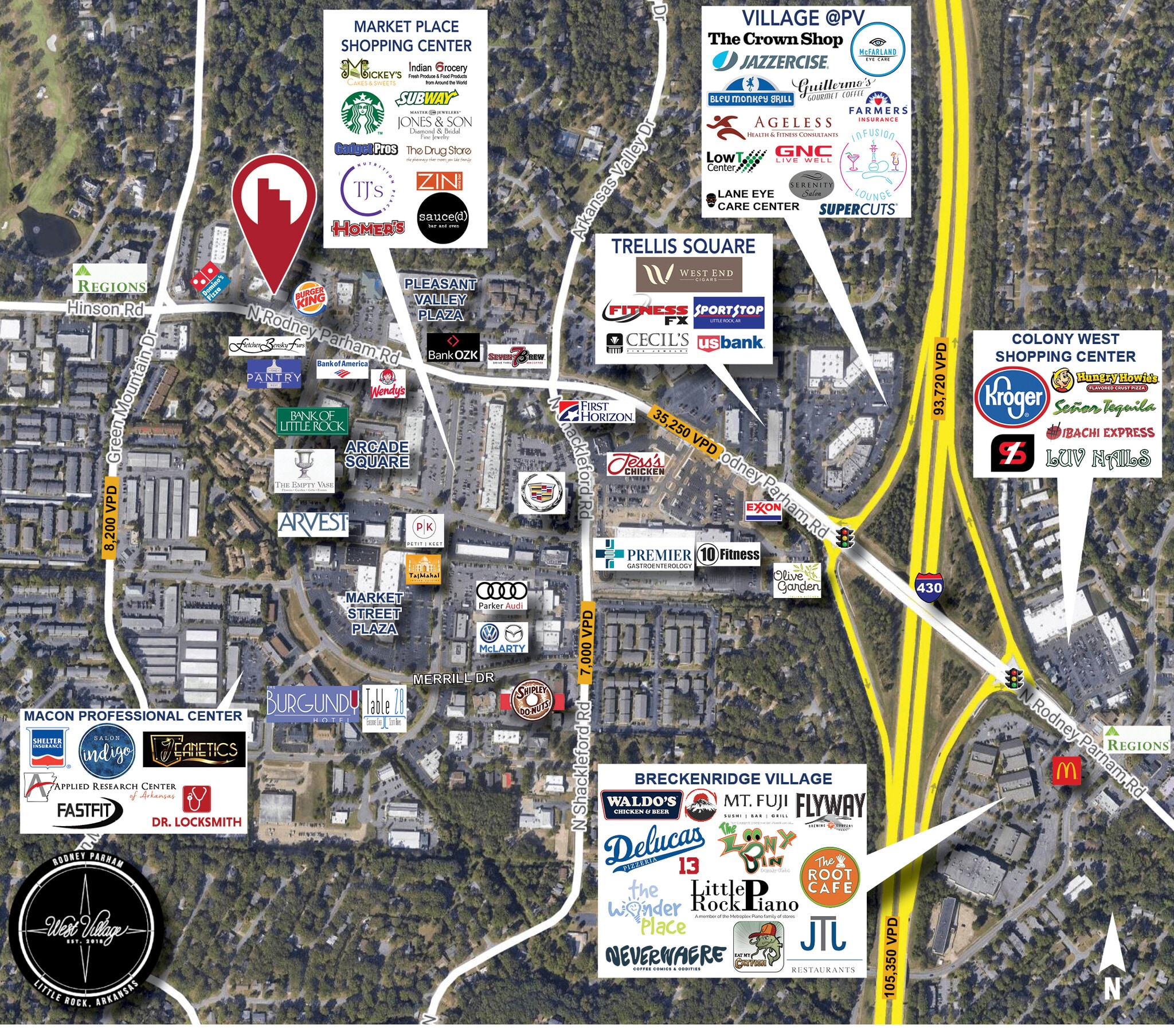 11524 N Rodney Parham Rd, Little Rock, AR à louer Photo de l’immeuble– Image 1 sur 5