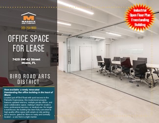 Plus de détails pour 7425 SW 42nd St, Miami, FL - Bureau à louer