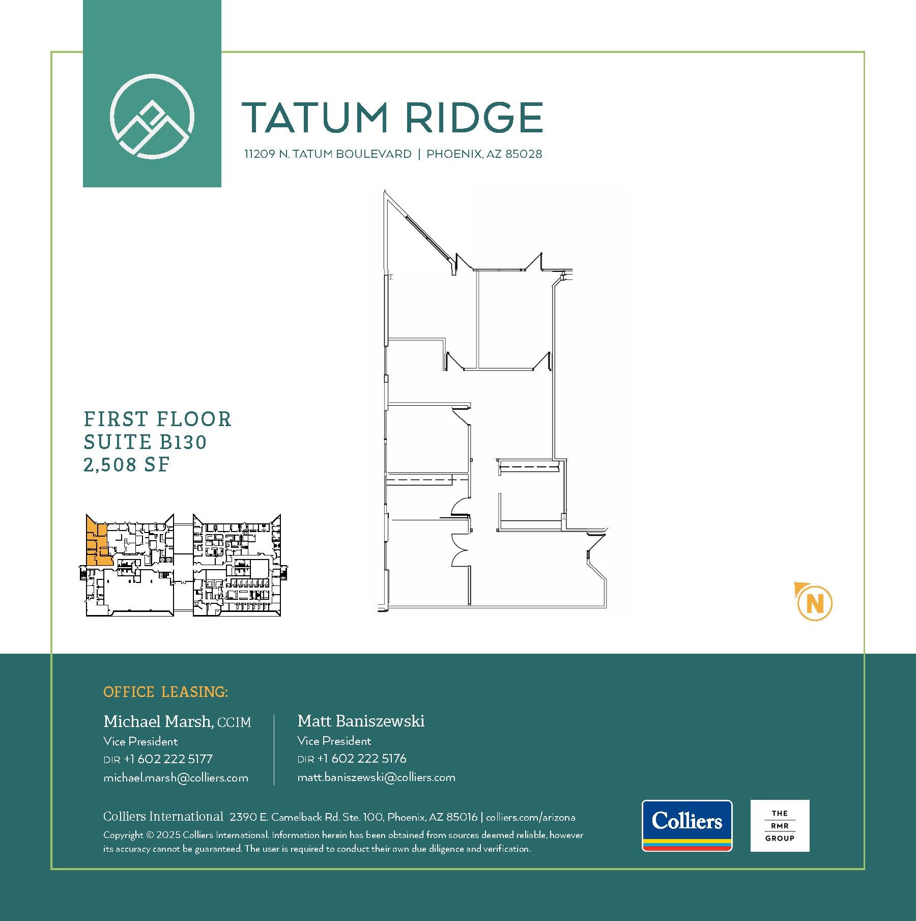 11209 N Tatum Blvd, Phoenix, AZ à louer Plan d’étage– Image 1 sur 1