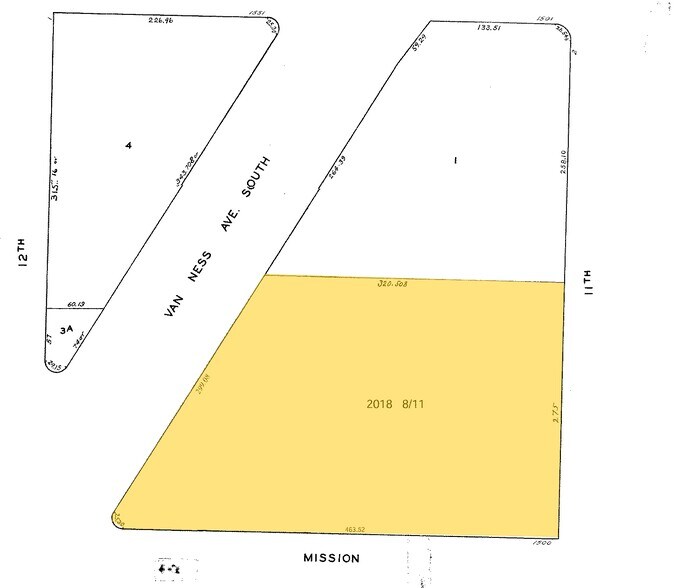 1540 Mission St, San Francisco, CA à louer - Plan cadastral – Image 2 sur 7