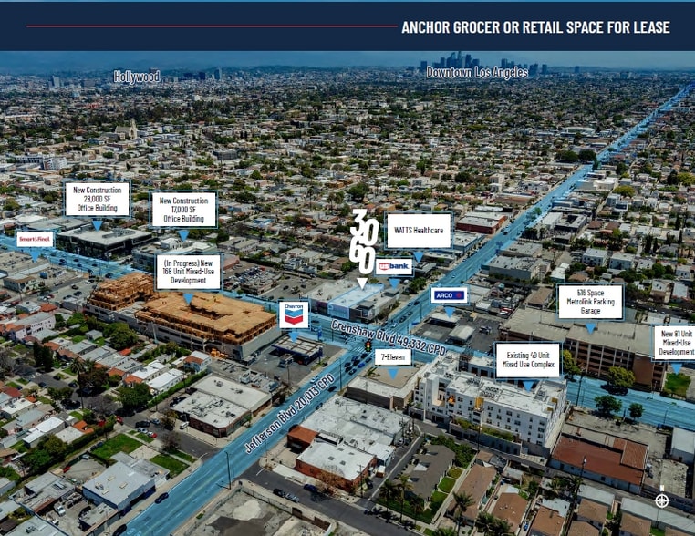3060 Crenshaw Blvd, Los Angeles, CA à louer - Aérien – Image 2 sur 7