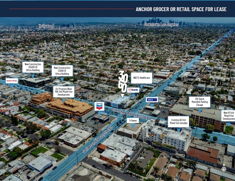 3060 Crenshaw Blvd, Los Angeles, CA à louer - Aérien – Image 2 sur 7