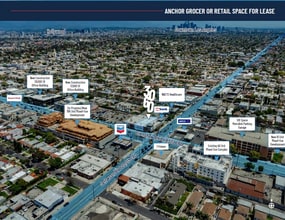 3060 Crenshaw Blvd, Los Angeles, CA - Vue aérienne vue de carte