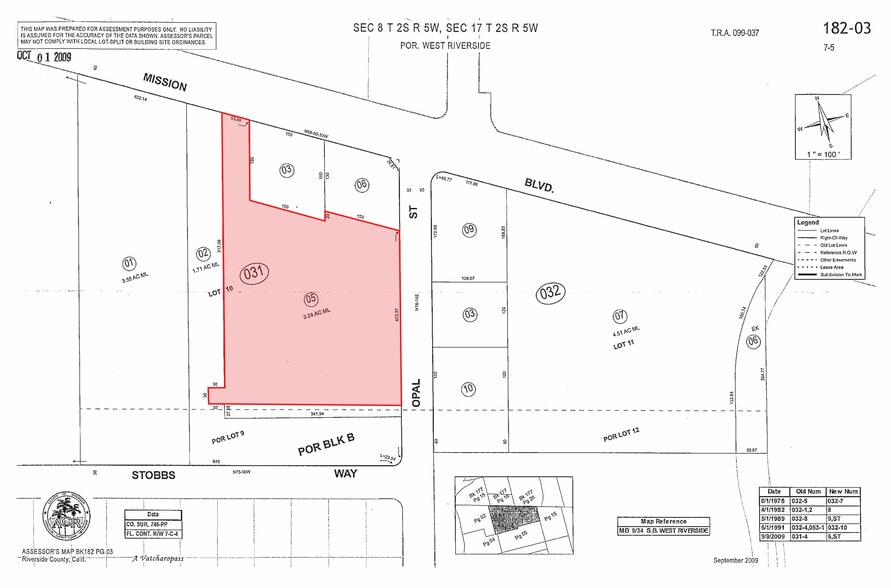 6316 Mission Blvd, Jurupa Valley, CA à louer - Plan cadastral – Image 2 sur 2