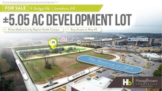 Plus de détails pour 2099 Bridger Rd, Jonesboro, AR - Terrain à vendre