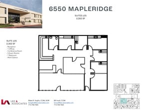 6550 Mapleridge St, Houston, TX à louer Plan d’étage– Image 1 sur 1
