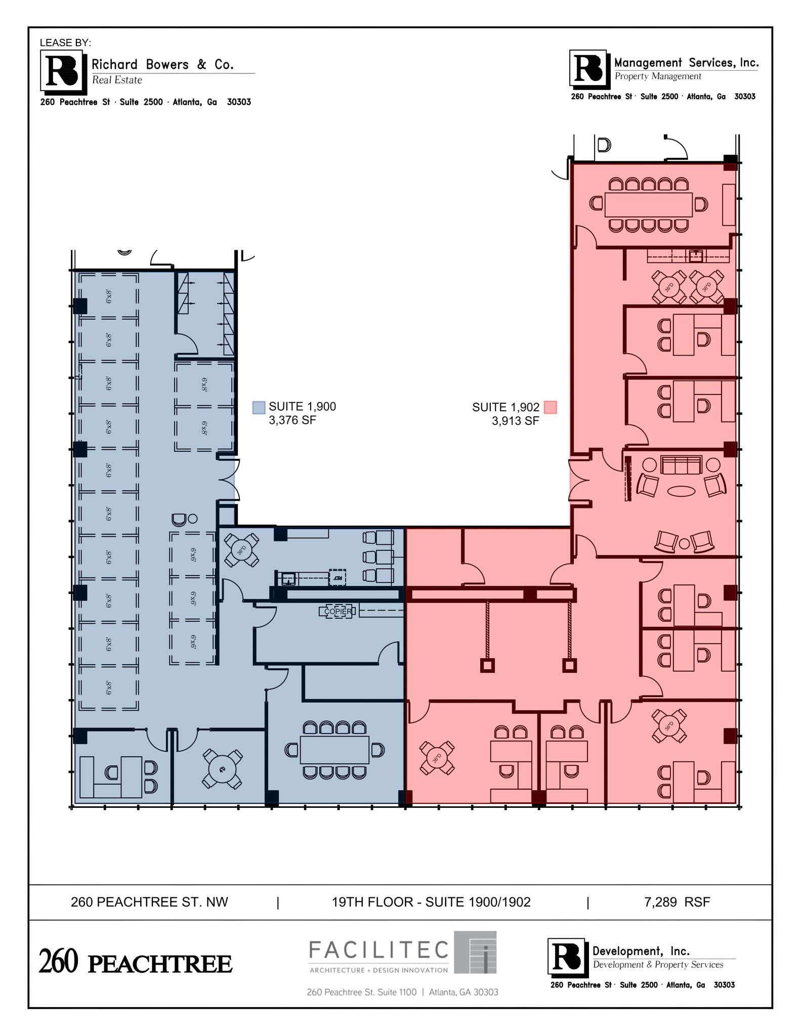 260-270 Peachtree St NW, Atlanta, GA à louer Plan de site– Image 1 sur 1