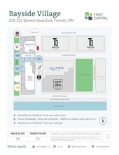 215 Queens Quay E, Toronto, ON à louer Plan de site– Image 1 sur 1
