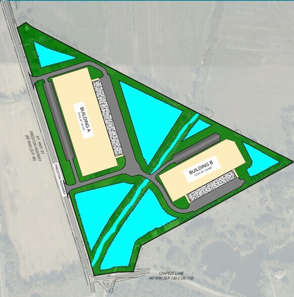 3614 S Preston Hwy, Shepherdsville, KY à louer - Plan de site – Image 2 sur 2