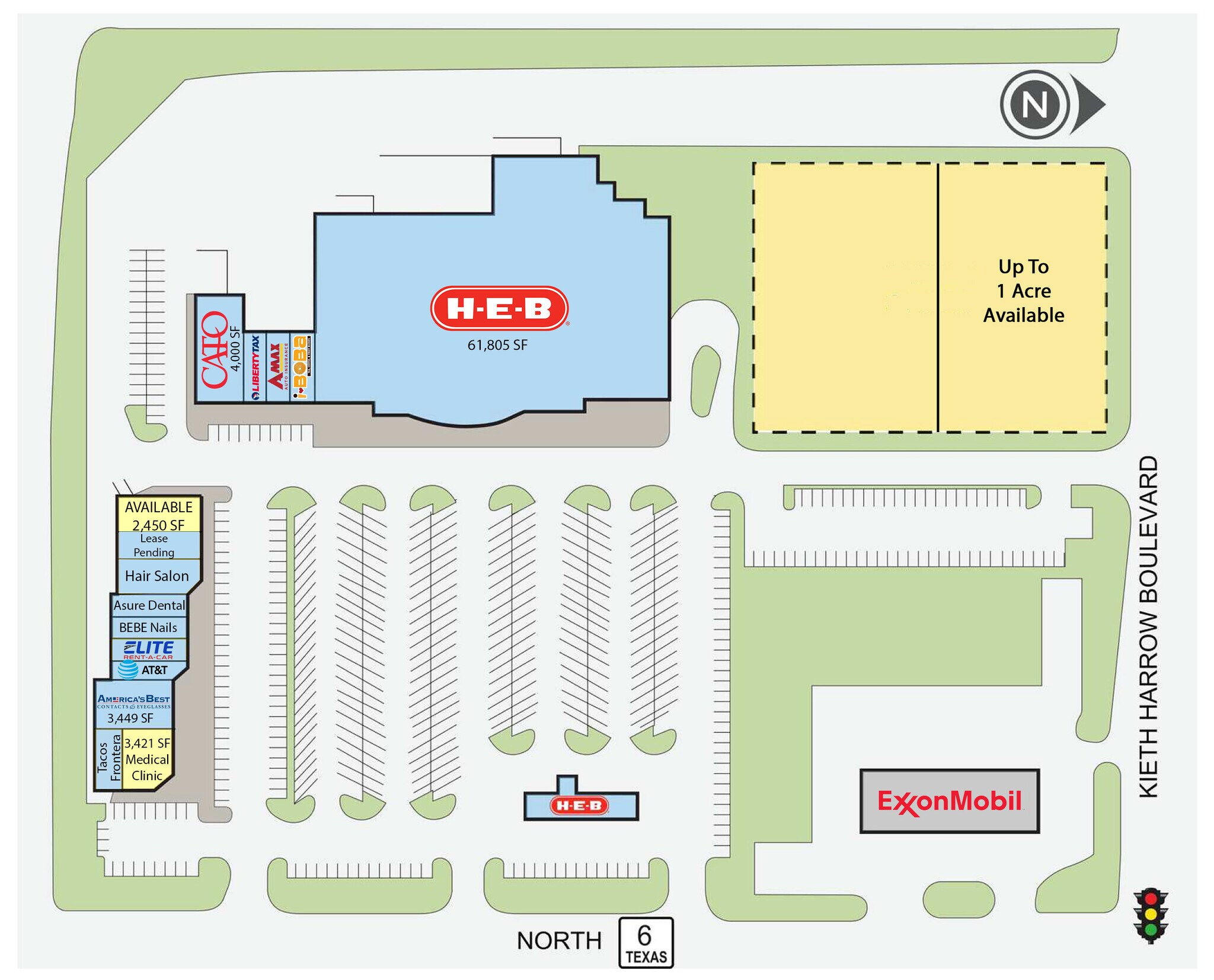 4805-4975 Highway 6 N, Houston, TX à louer Plan de site– Image 1 sur 1