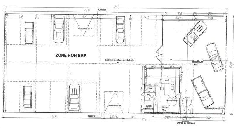 Local d'activités dans Saint-Aubin-du-Cormier à vendre - Photo de l’immeuble – Image 2 sur 6