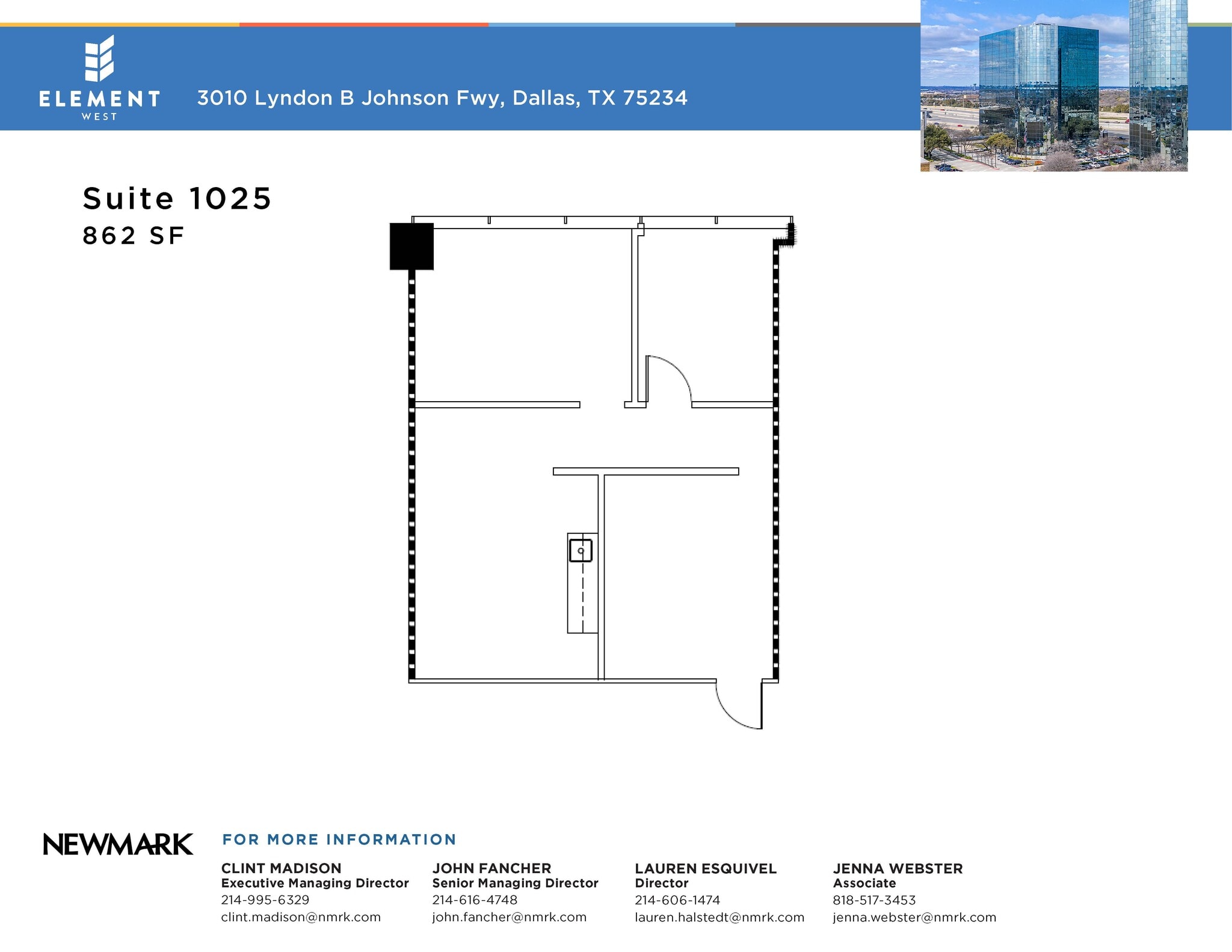 3010 Lyndon B Johnson Fwy, Dallas, TX à louer Plan d’étage– Image 1 sur 1
