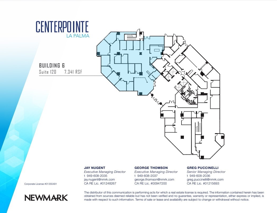 1 Centerpointe Dr, La Palma, CA à louer Plan d’étage– Image 1 sur 3