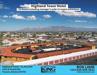 Plus de détails pour 1919 N Oracle Rd, Tucson, AZ - Hôtellerie à vendre