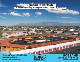 Plus de détails pour 1919 N Oracle Rd, Tucson, AZ - Hôtellerie à vendre