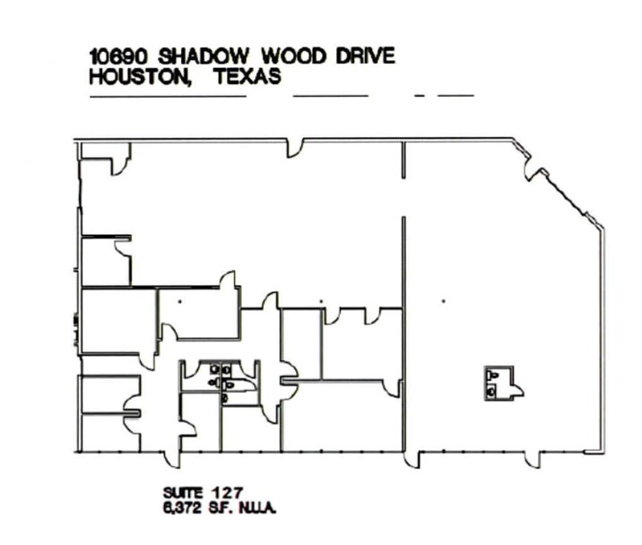 10690 Shadow Wood Dr, Houston, TX à louer Plan d’étage– Image 1 sur 1