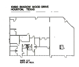 10690 Shadow Wood Dr, Houston, TX à louer Plan d’étage– Image 1 sur 1
