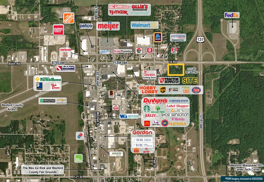 9200 E 34 Rd, Cadillac, MI à louer - Plan de site – Image 1 sur 2