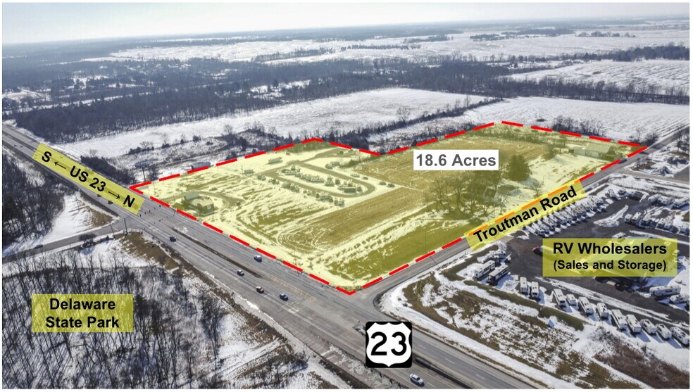 5201 US Highway 23 N, Delaware, OH à vendre - Photo principale – Image 1 sur 7
