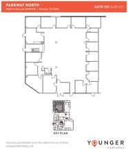 16800 N Dallas Pky, Dallas, TX à louer Plan d’étage– Image 1 sur 1
