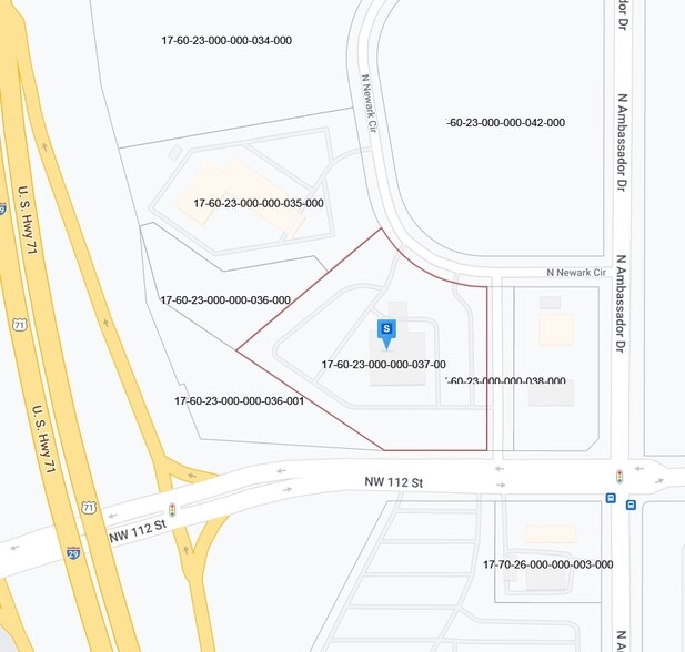 8800 NW 112th St, Kansas City, MO à vendre - Plan cadastral – Image 2 sur 2