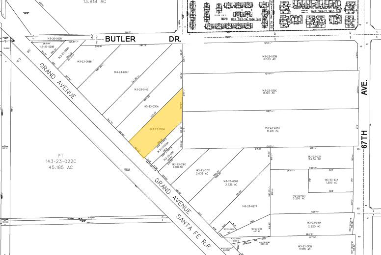 6940 NW Grand Ave, Glendale, AZ à vendre - Plan cadastral – Image 2 sur 2