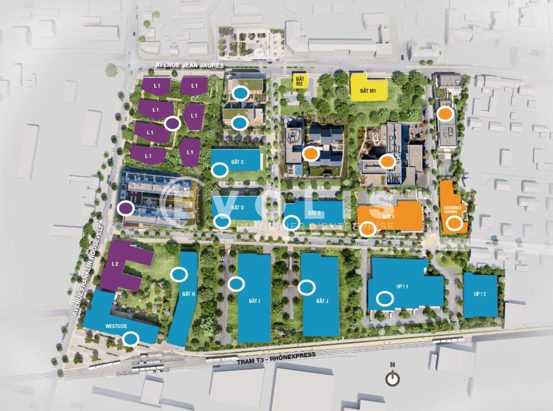 23 Avenue Franklin Roosevelt, Décines-Charpieu à louer Plan de site– Image 1 sur 11