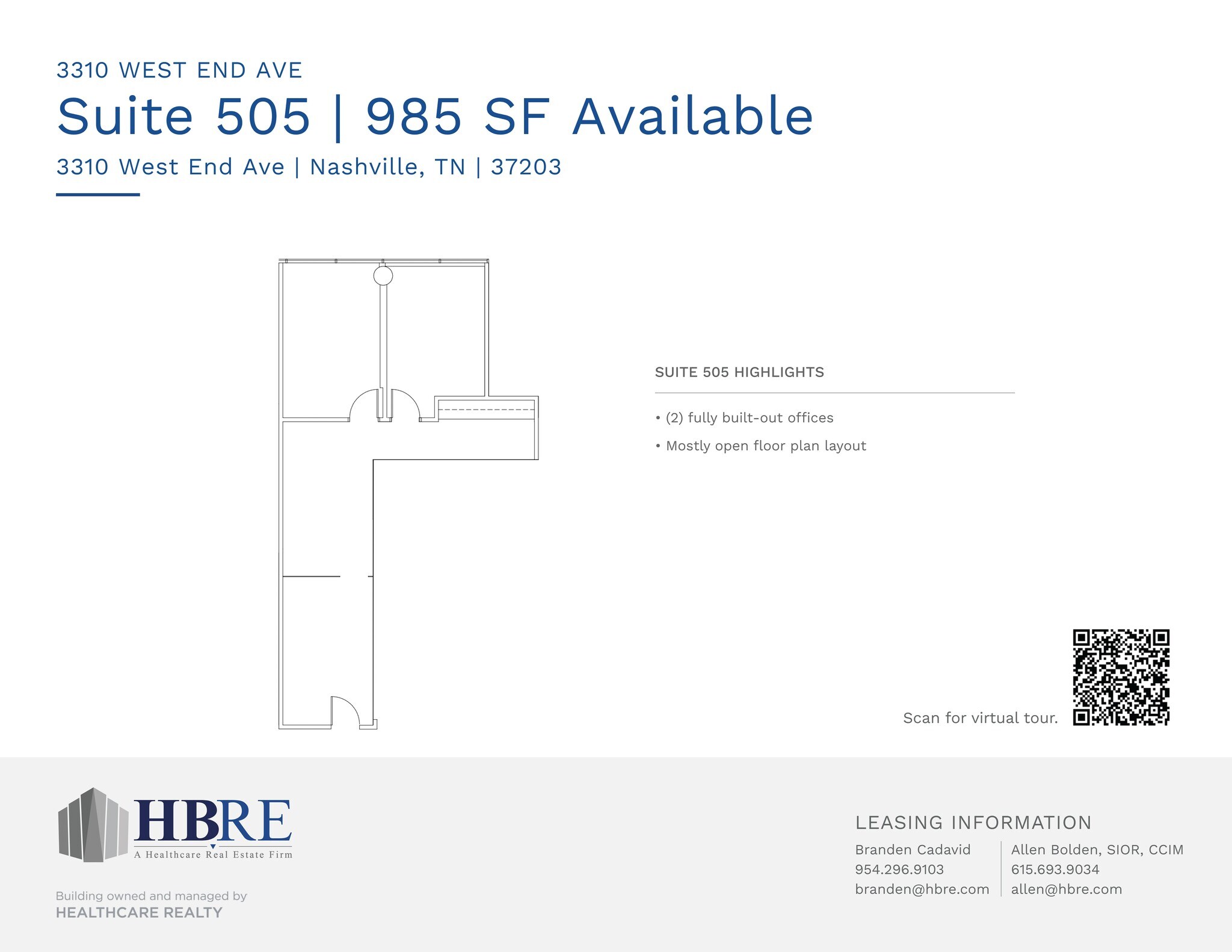 3310 West End Ave, Nashville, TN à louer Plan de site– Image 1 sur 1