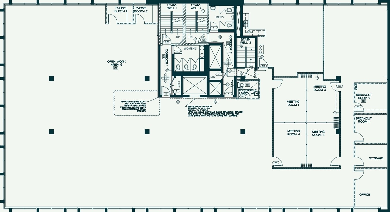 1885-1887 W Broadway, Vancouver, BC à louer Plan d’étage– Image 1 sur 1
