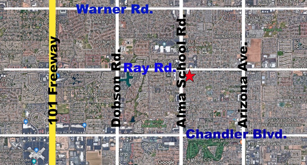 961 W Ray Rd, Chandler, AZ à louer - Aérien – Image 2 sur 5