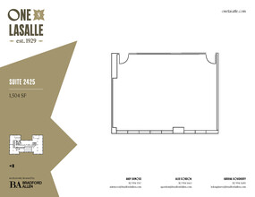 1 N La Salle St, Chicago, IL à louer Plan d’étage– Image 1 sur 2