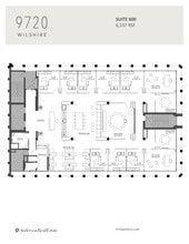 9720 Wilshire Blvd, Beverly Hills, CA à louer Plan de site– Image 1 sur 1