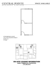 1651 E 4th St, Santa Ana, CA à louer Plan d’étage– Image 1 sur 1
