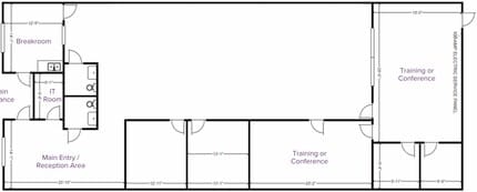 13300 McCormick Dr, Tampa, FL à louer Plan d’étage– Image 2 sur 2