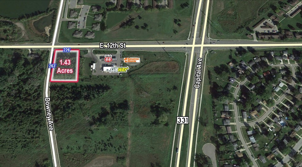 12th St & Capital Ave, Mishawaka, IN à vendre - Photo principale – Image 1 sur 1