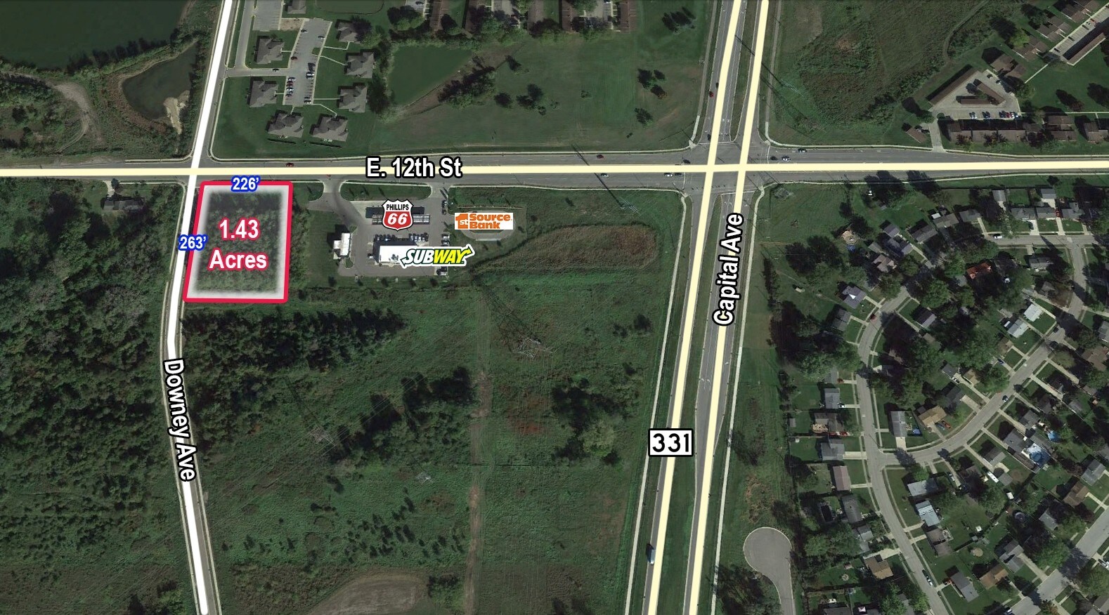 12th St & Capital Ave, Mishawaka, IN à vendre Photo principale– Image 1 sur 2