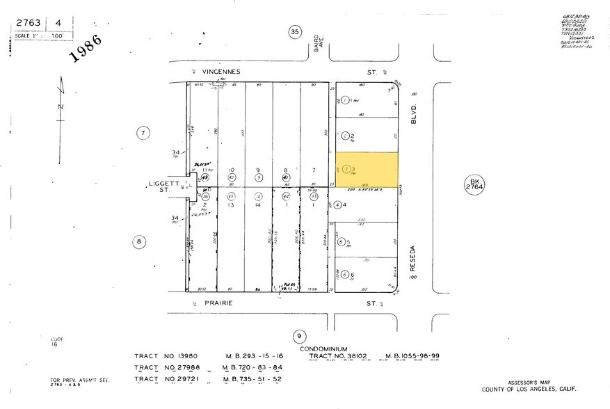 9335 Reseda Blvd, Northridge, CA à louer - Plan cadastral – Image 1 sur 1