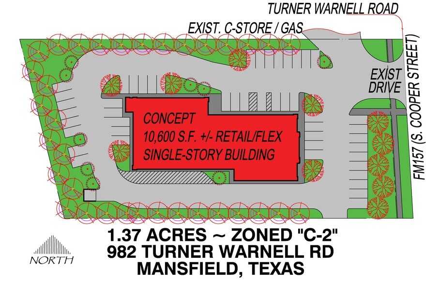 982 Turner Warnell Rd, Mansfield, TX à vendre - Photo de l’immeuble – Image 1 sur 10