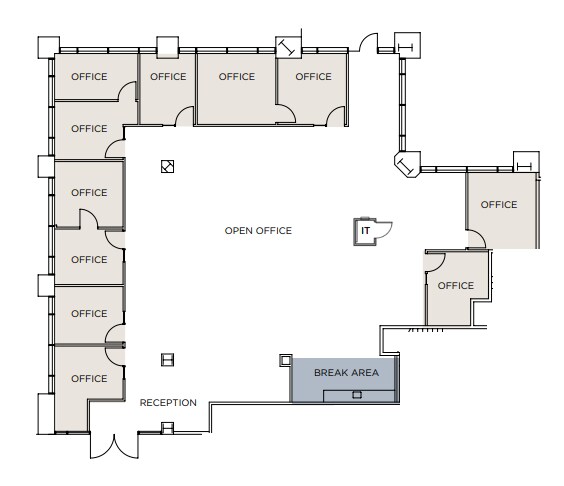 7676 Hazard Center Dr, San Diego, CA à louer Plan d’étage– Image 1 sur 1